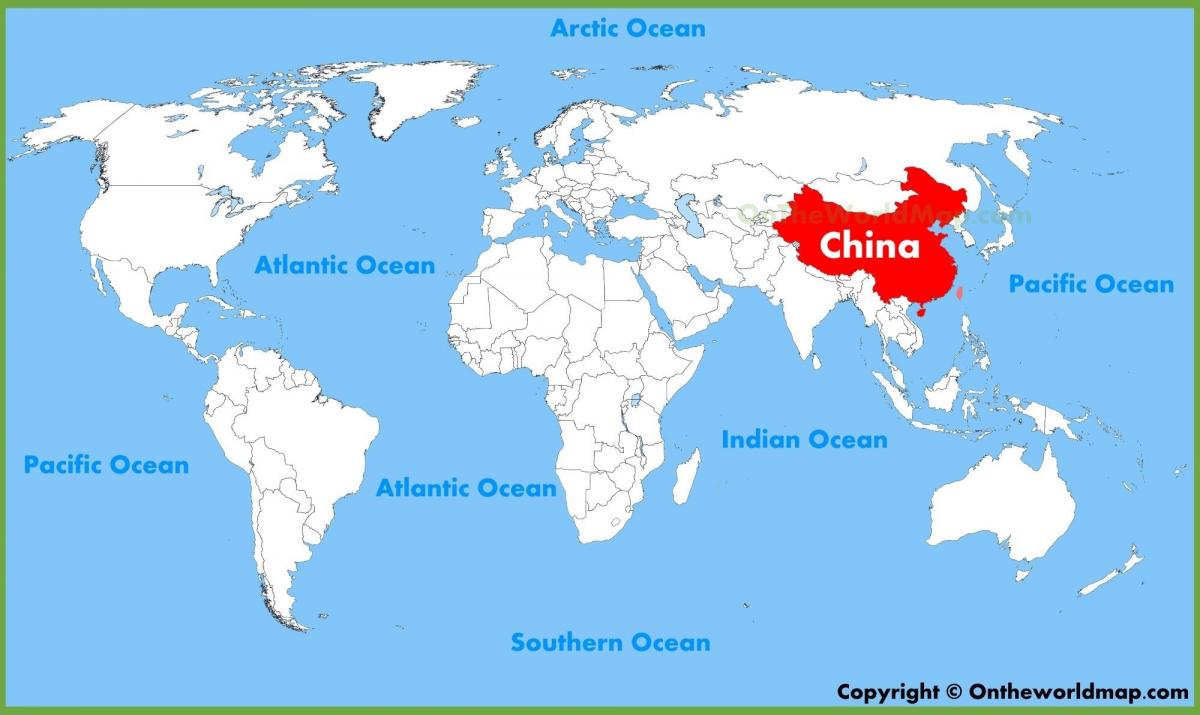 Çin dünya haritası