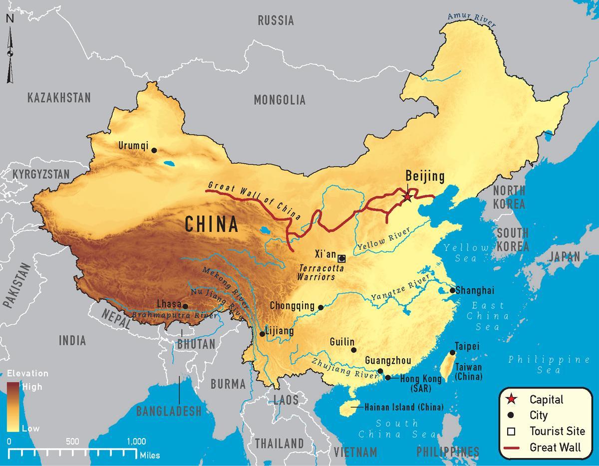 Çin haritası