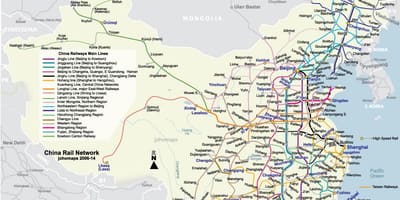 Tren Çin Haritayı göster