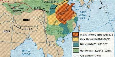 Antik Çin coğrafya haritası