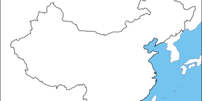 Çin boş harita