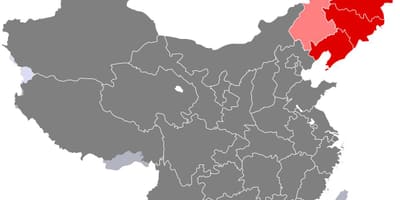 Kuzeydoğu Çin Haritayı göster