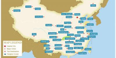 Çin şehirleri haritası